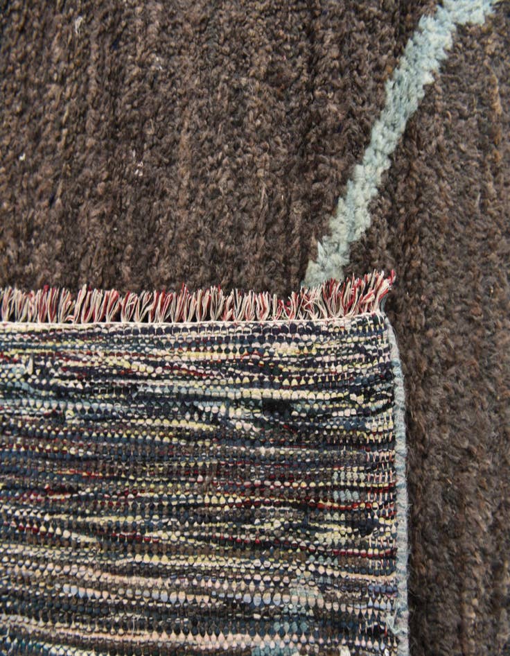 Detail image of  9' 1 x 11' 9  Hand Knotted Moroccan Wool Rug