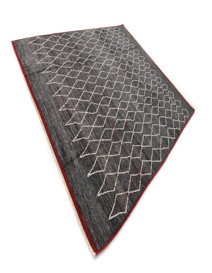 Detail image of  8' 5 x 10' 8  Hand Knotted Moroccan Wool Rug