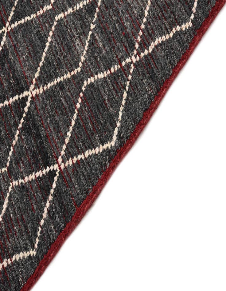 Detail image of  8' 5 x 10' 8  Hand Knotted Moroccan Wool Rug