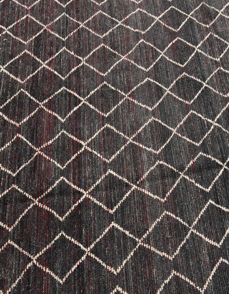 Detail image of  8' 5 x 10' 8  Hand Knotted Moroccan Wool Rug