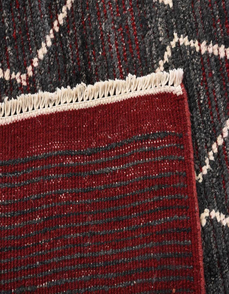 Detail image of  8' 5 x 10' 8  Hand Knotted Moroccan Wool Rug