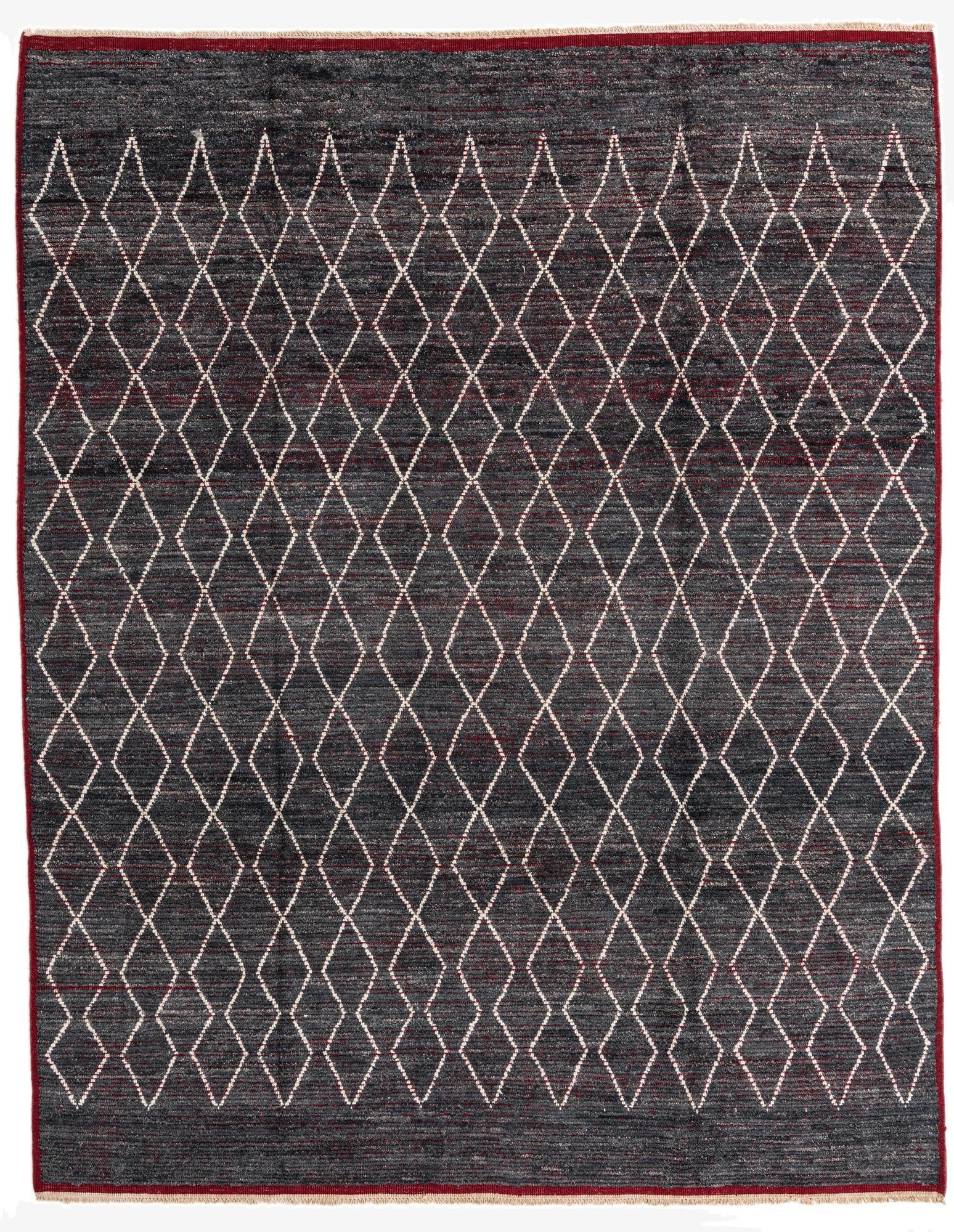  8' 5 x 10' 8  Hand Knotted Moroccan Wool Rug