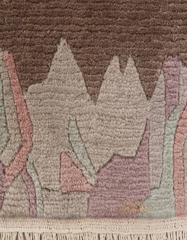 Detail image of  3' 3 x 5' 8  Hand Knotted Nepal Wool Rug