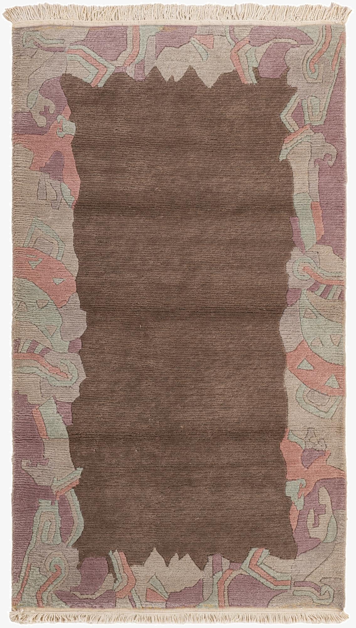  3' 3 x 5' 8  Hand Knotted Nepal Wool Rug