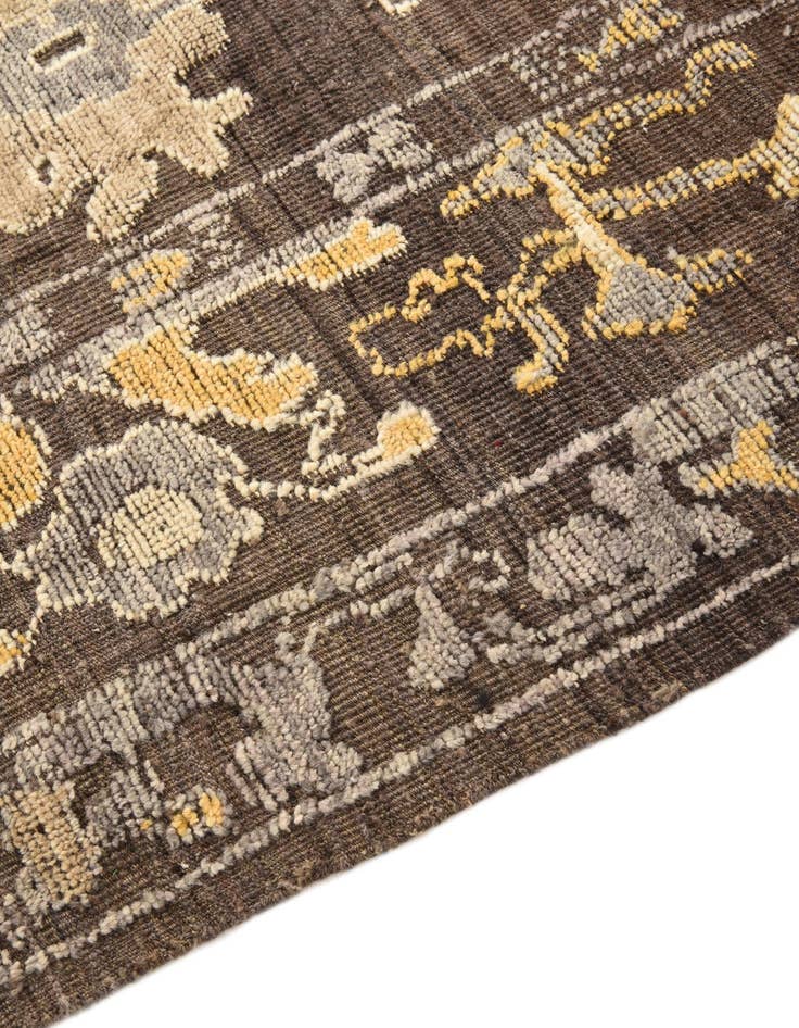 Detail image of  9' x 12' 3  Hand Knotted Oushak Wool Rug