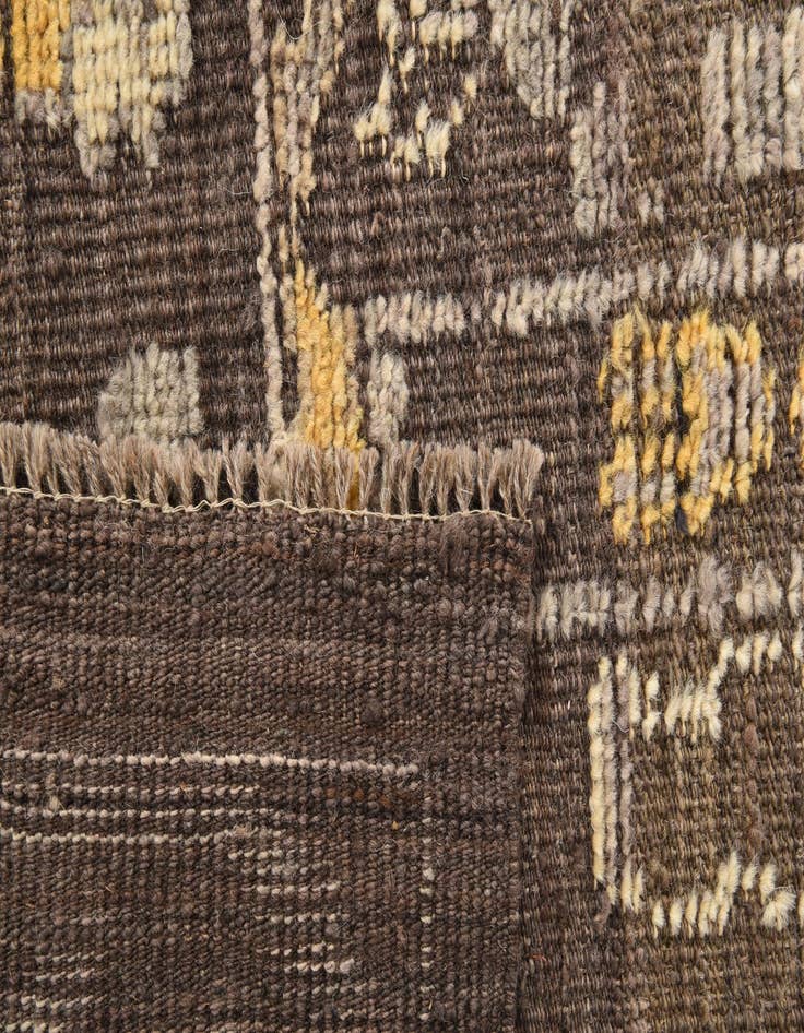 Detail image of  9' x 12' 3  Hand Knotted Oushak Wool Rug