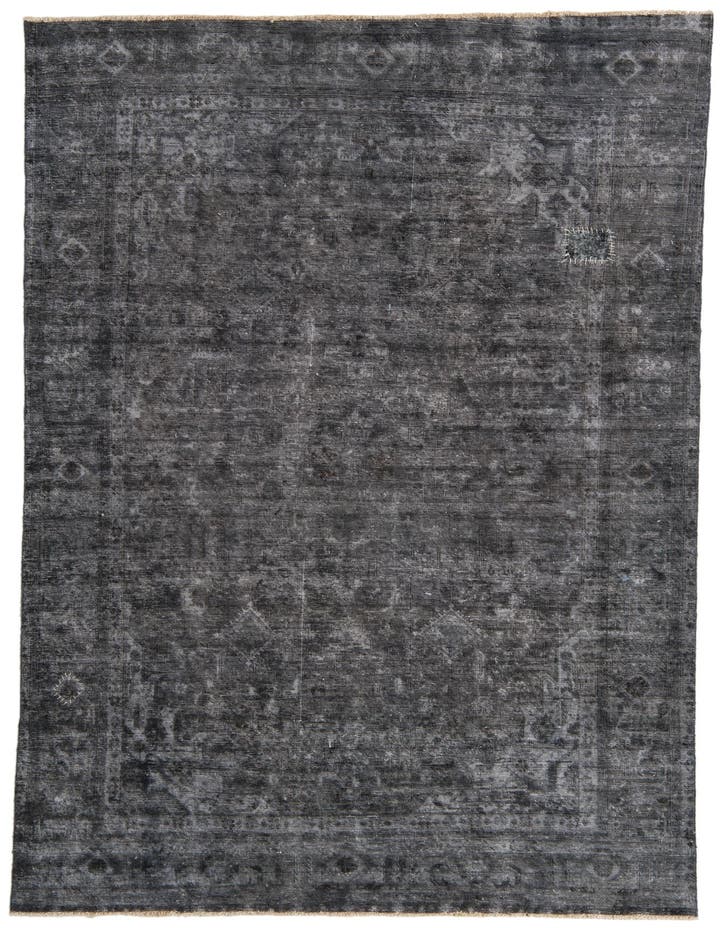  6' 8 x 9' 2  Hand Knotted Ultra Vintage Persian W...
