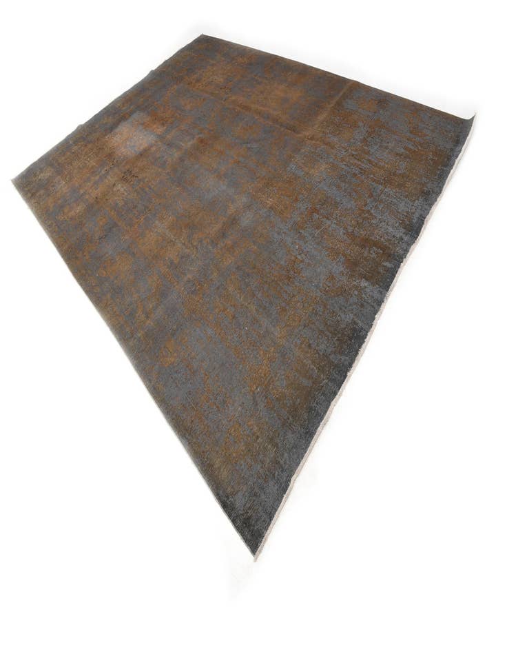 Detail image of  9' 7 x 13'  Hand Knotted Ultra Vintage Persian Wool Rug