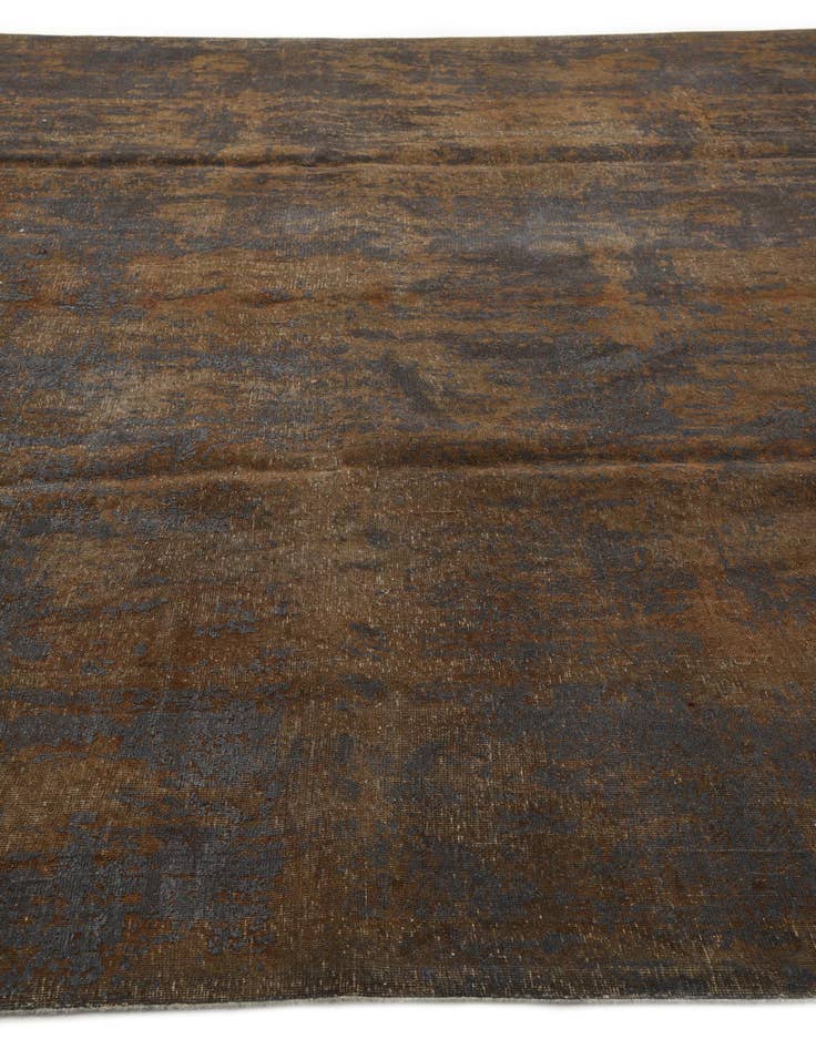 Detail image of  9' 7 x 13'  Hand Knotted Ultra Vintage Persian Wool Rug