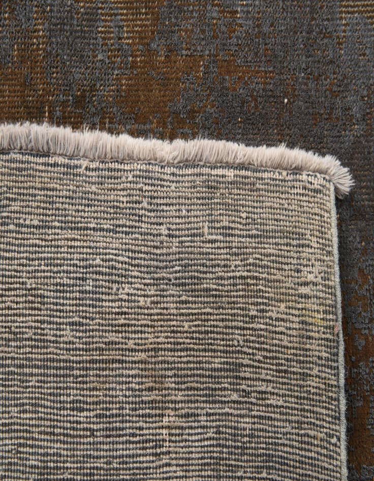 Detail image of  9' 7 x 13'  Hand Knotted Ultra Vintage Persian Wool Rug