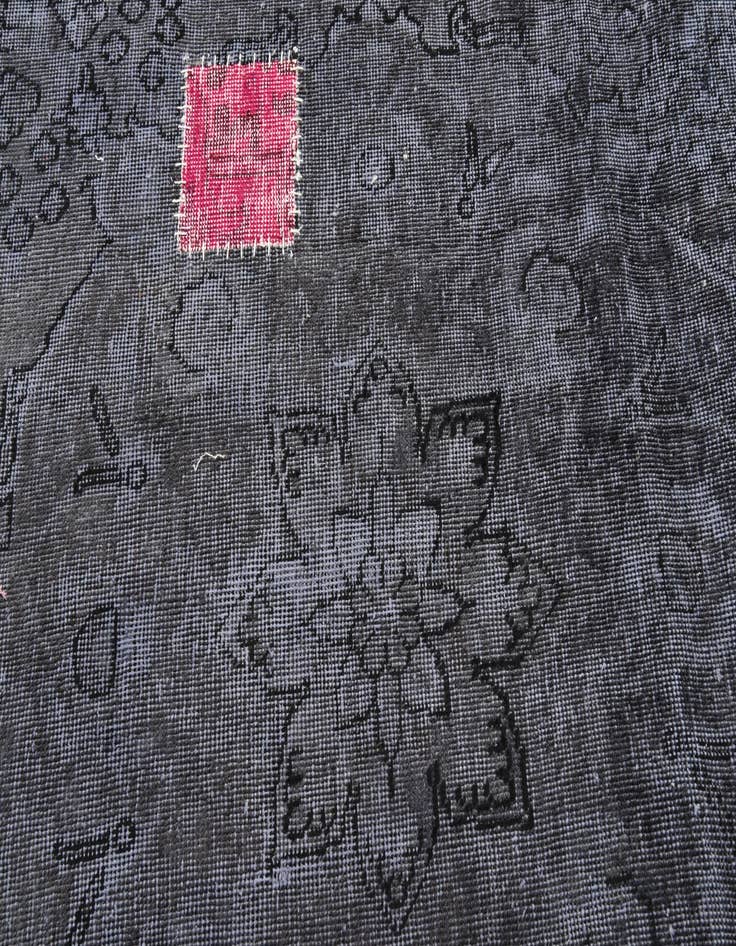 Detail image of  8' x 11' 5  Hand Knotted Ultra Vintage Persian Wool Rug