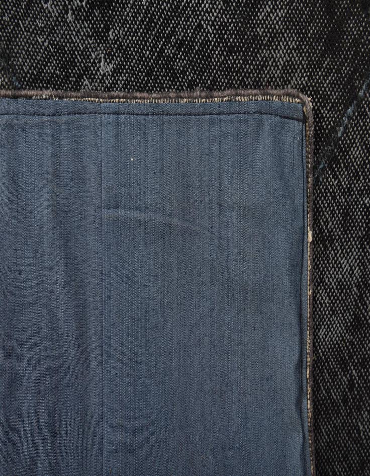 Detail image of  5' 8 x 8'  Hand Knotted Ultra Vintage Persian Wool Rug