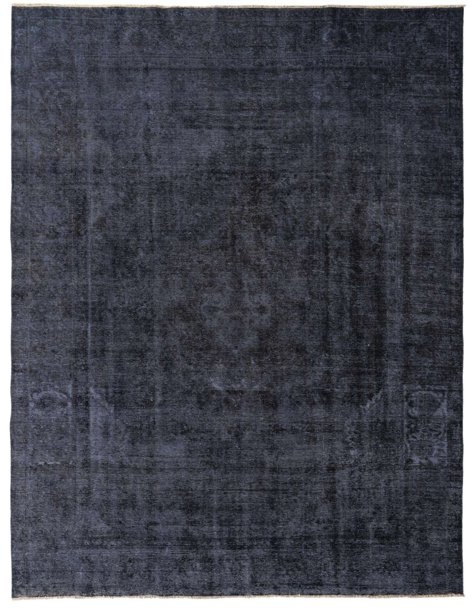 A 9x12 rectangular gray wool rug with a subtle distressed Persian medallion pattern, ideal for a living room.