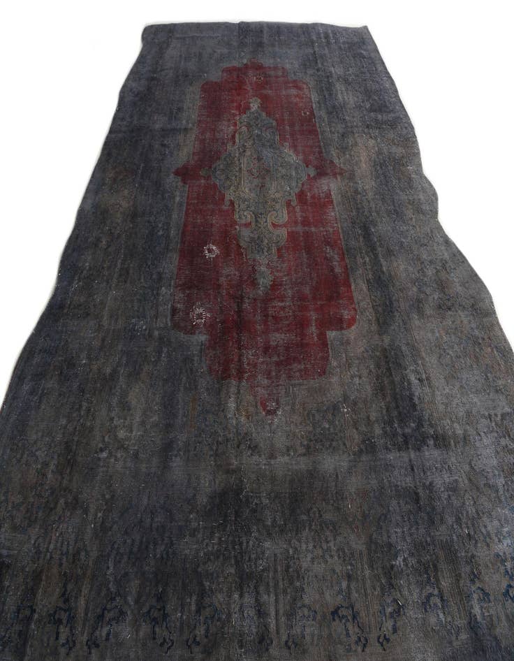 Detail image of  9' 1 x 13' 6  Hand Knotted Ultra Vintage Persian Wool Rug