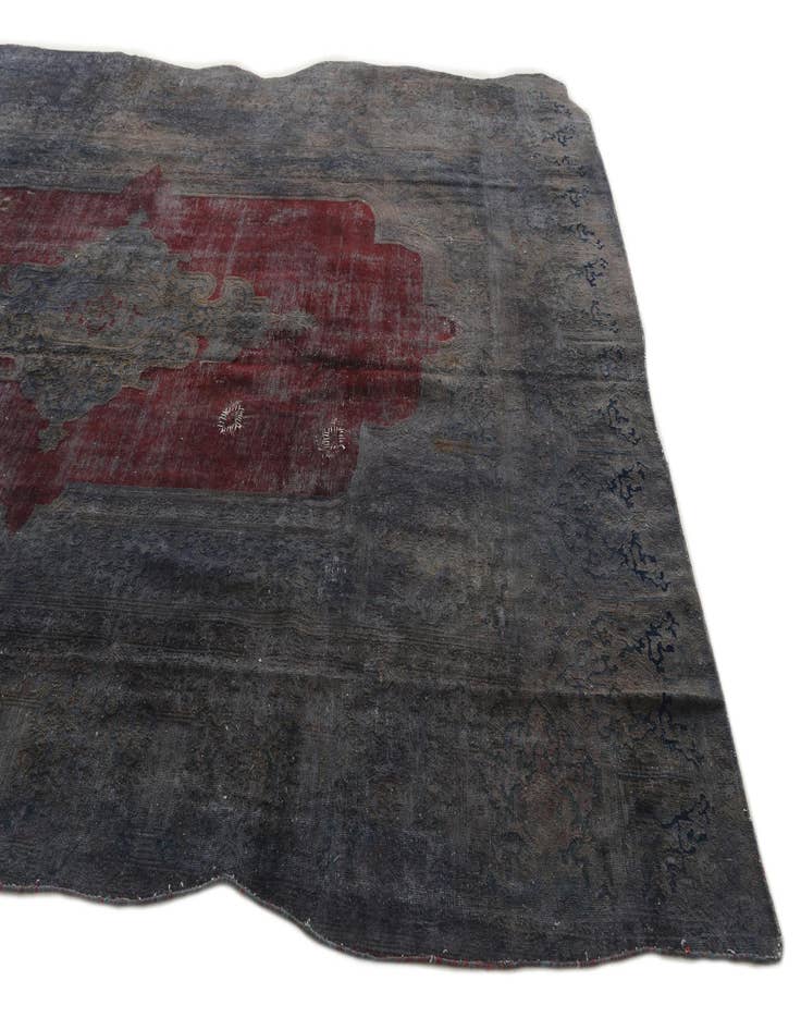 Detail image of  9' 1 x 13' 6  Hand Knotted Ultra Vintage Persian Wool Rug