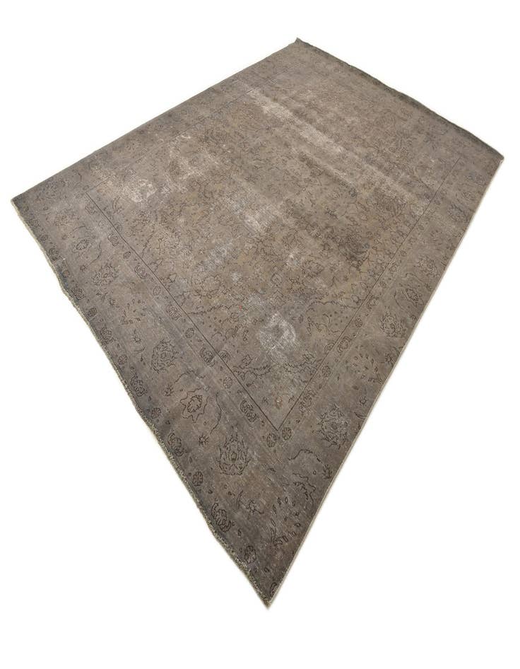 Detail image of  9' x 12' 9  Hand Knotted Ultra Vintage Persian Wool Rug