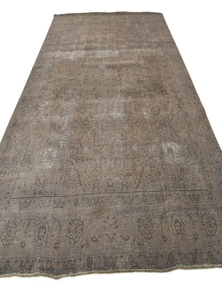 Detail image of  9' x 12' 9  Hand Knotted Ultra Vintage Persian Wool Rug