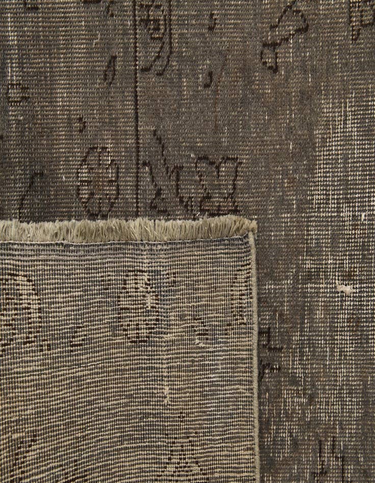 Detail image of  9' x 12' 9  Hand Knotted Ultra Vintage Persian Wool Rug