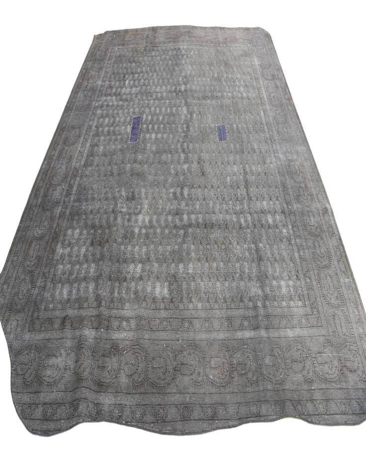 Detail image of  9' 5 x 12' 3  Hand Knotted Ultra Vintage Persian Wool Rug