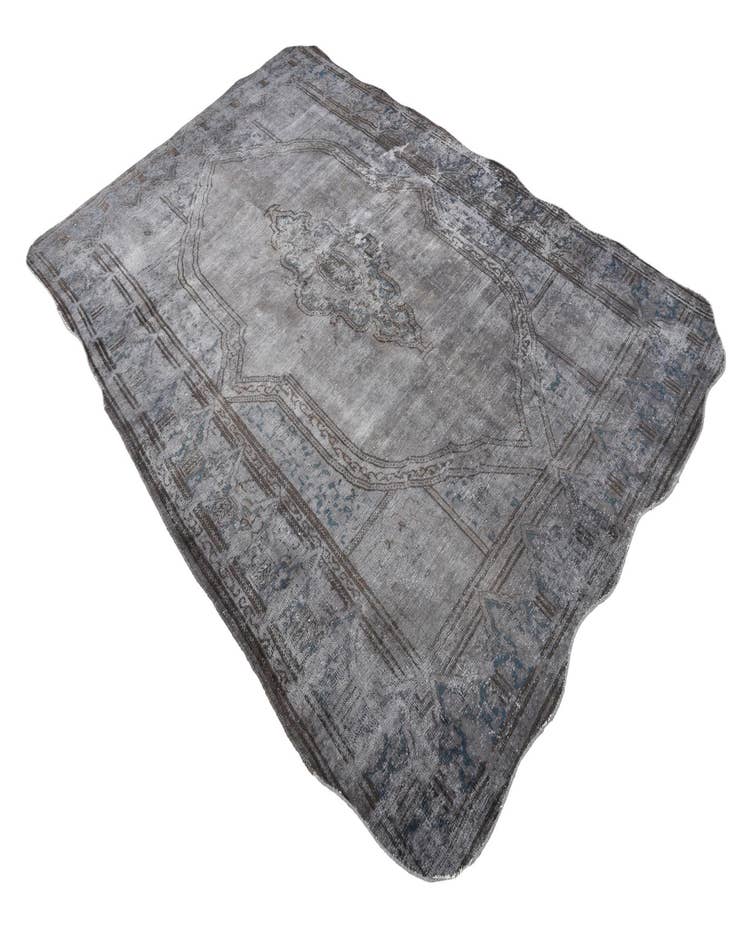 Detail image of  6' 6 x 9' 8  Hand Knotted Ultra Vintage Persian Wool Rug