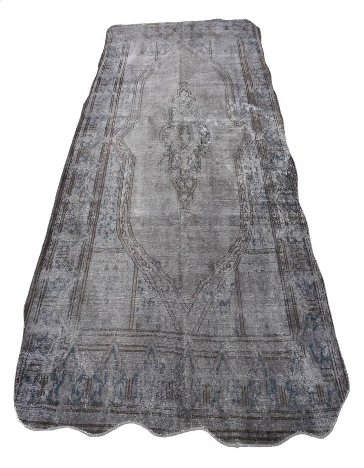 Detail image of  6' 6 x 9' 8  Hand Knotted Ultra Vintage Persian Wool Rug