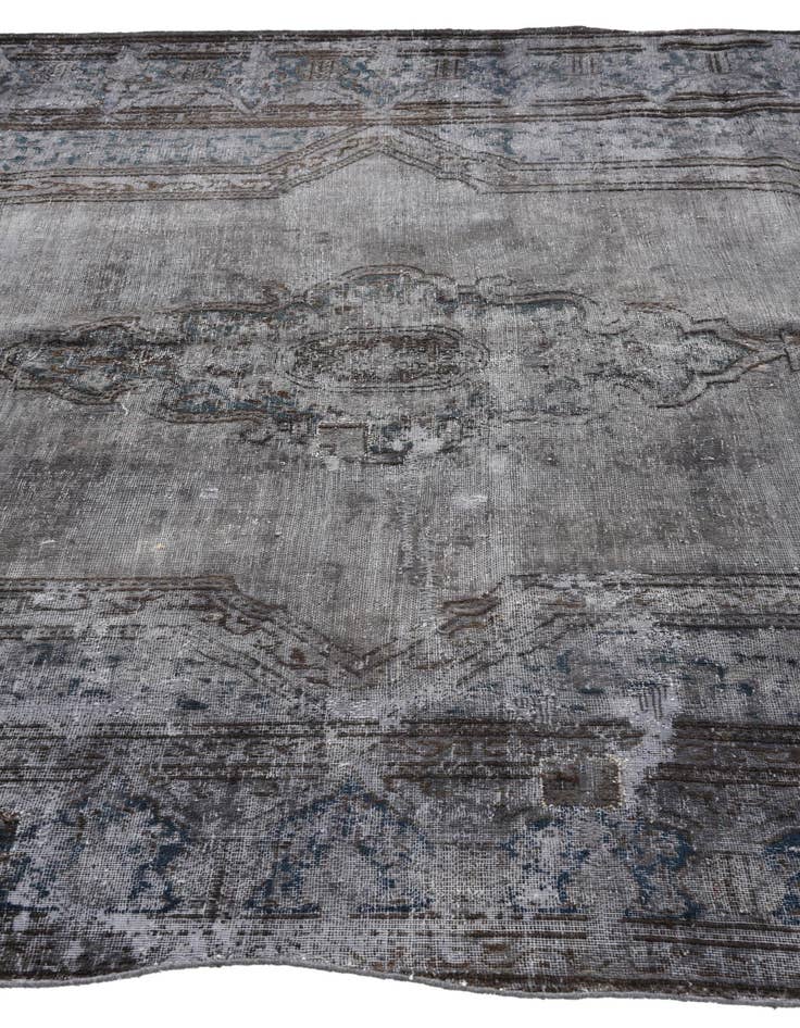 Detail image of  6' 6 x 9' 8  Hand Knotted Ultra Vintage Persian Wool Rug