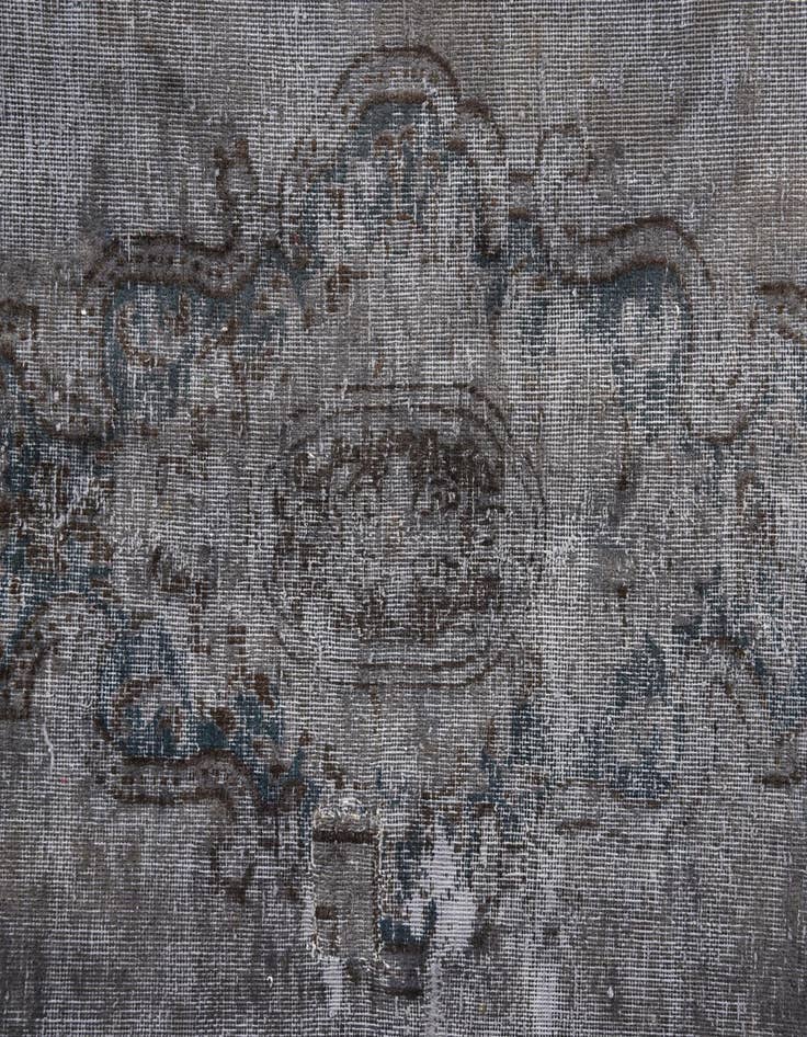 Detail image of  6' 6 x 9' 8  Hand Knotted Ultra Vintage Persian Wool Rug