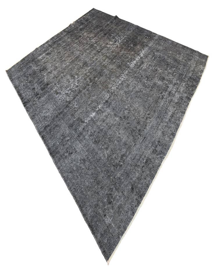 Detail image of  9' 10 x 12'  Hand Knotted Ultra Vintage Persian Wool Rug