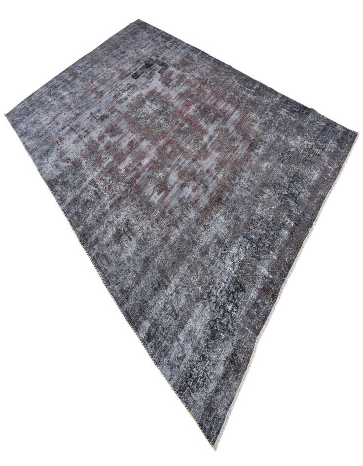 Detail image of  8' x 12' 8  Hand Knotted Ultra Vintage Persian Wool Rug