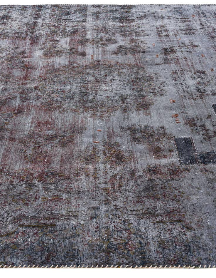 Detail image of  8' x 12' 8  Hand Knotted Ultra Vintage Persian Wool Rug