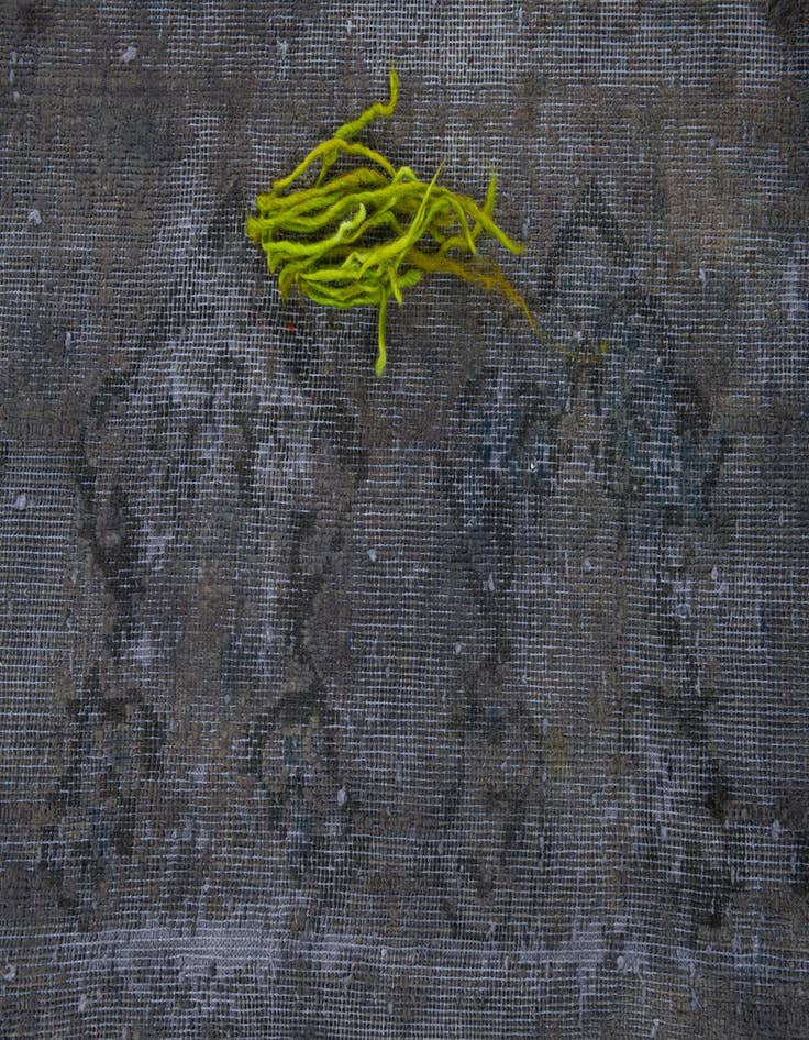 Detail image of  6' 8 x 10'  Hand Knotted Ultra Vintage Persian Wool Rug