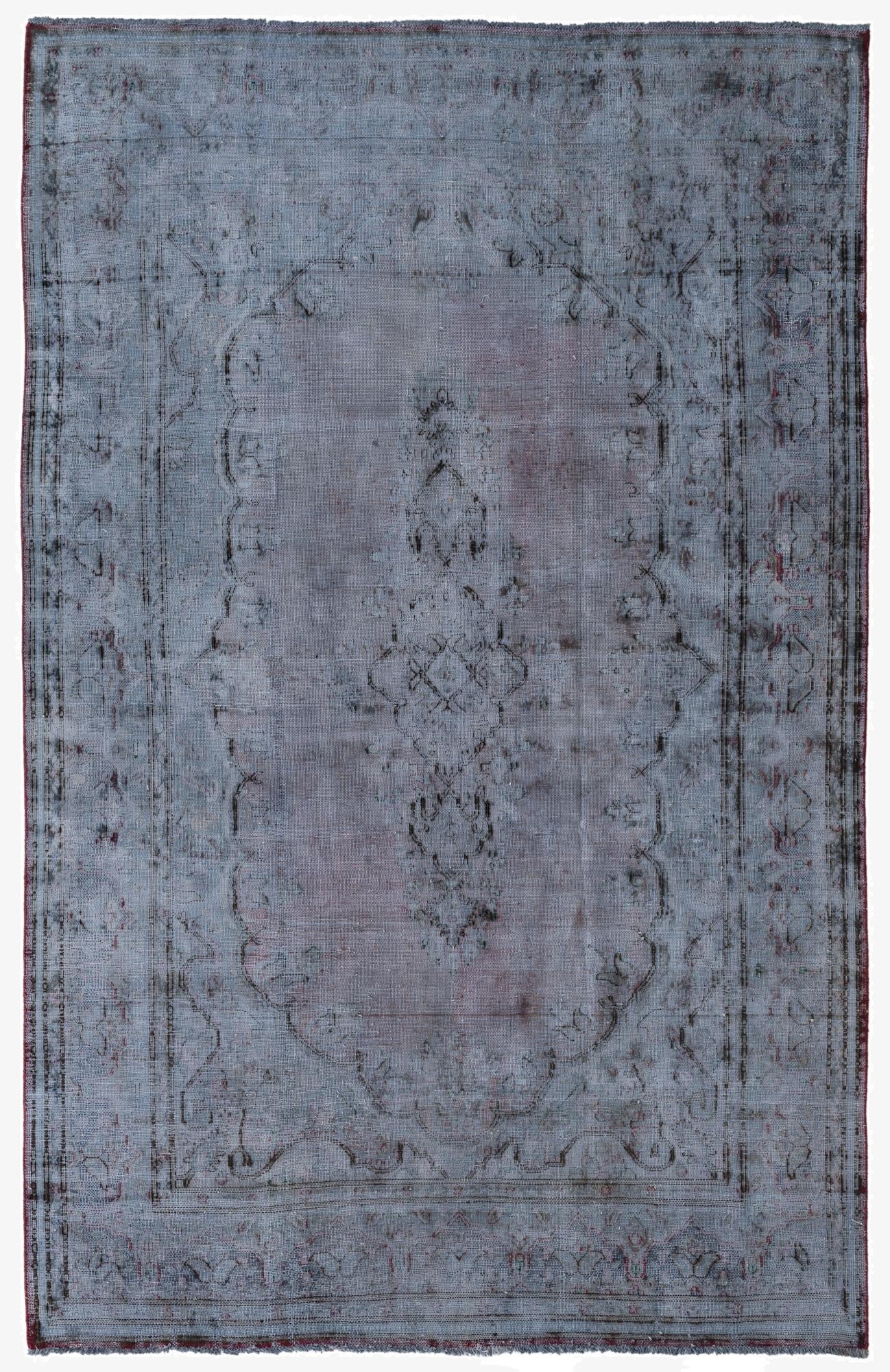  5' 7 x 8' 9  Hand Knotted Ultra Vintage Persian Wool Rug