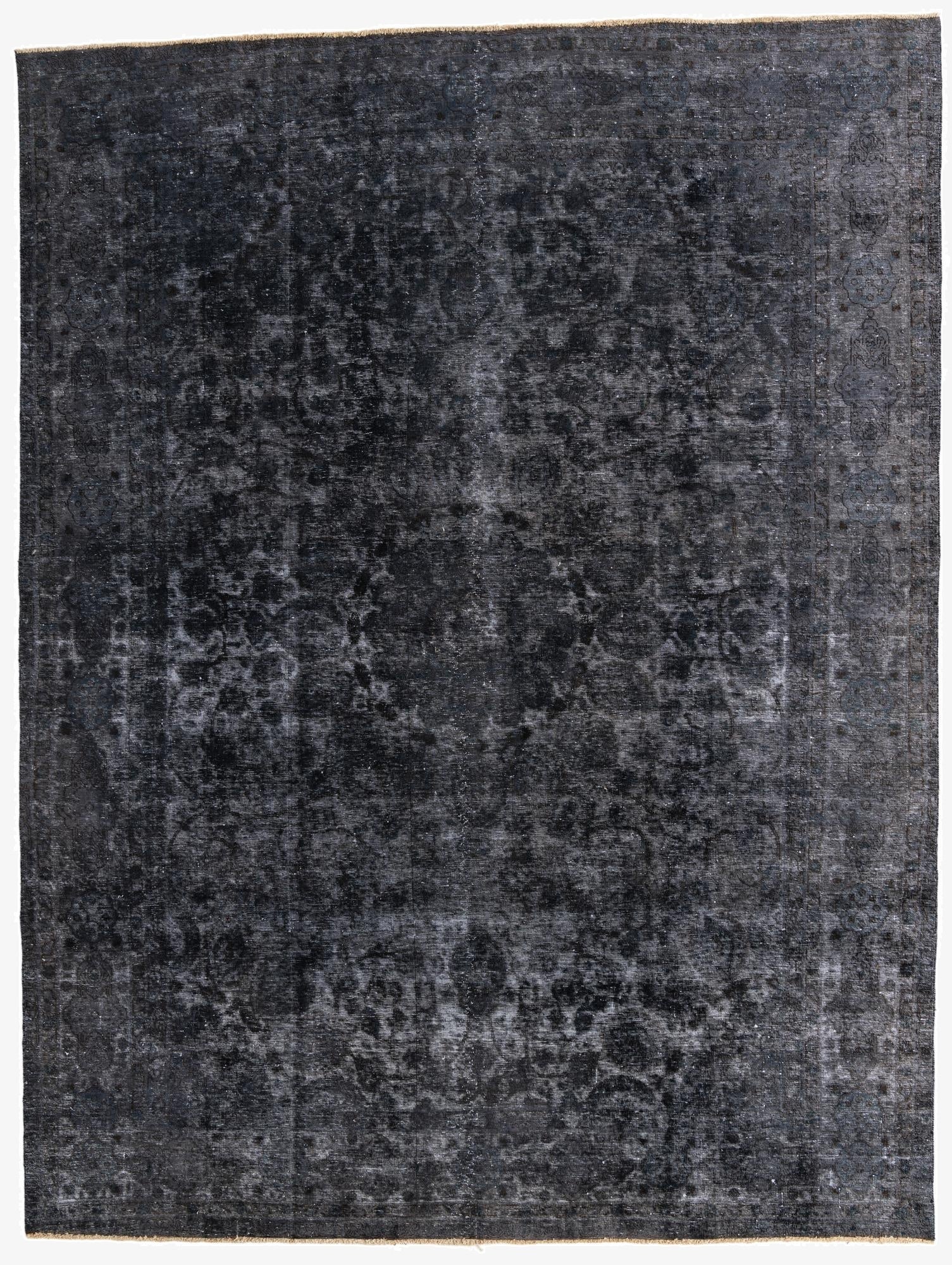  9' 6 x 12' 7  Hand Knotted Ultra Vintage Persian Wool Rug