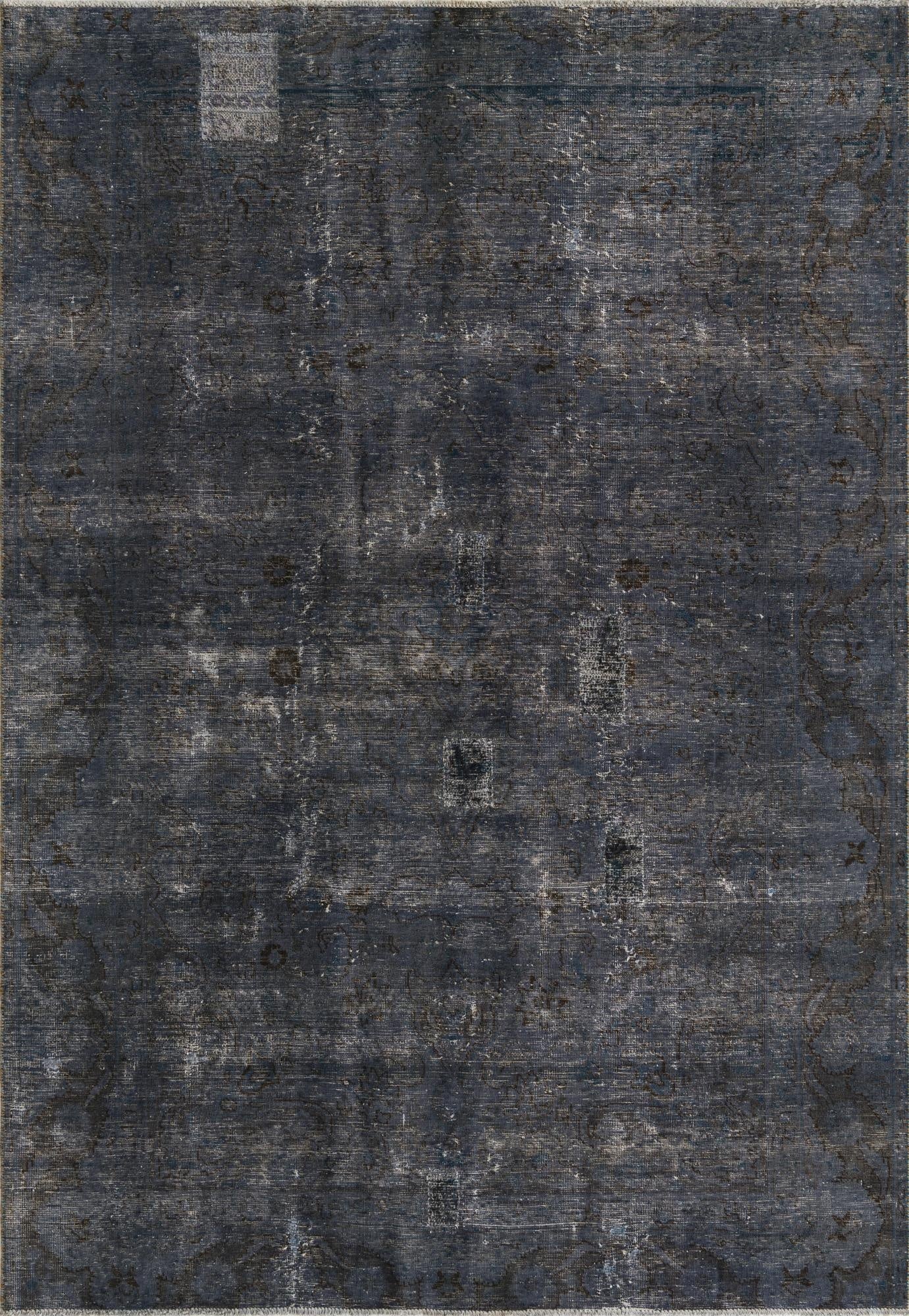  6' 1 x 8' 8  Hand Knotted Ultra Vintage Persian Wool Rug