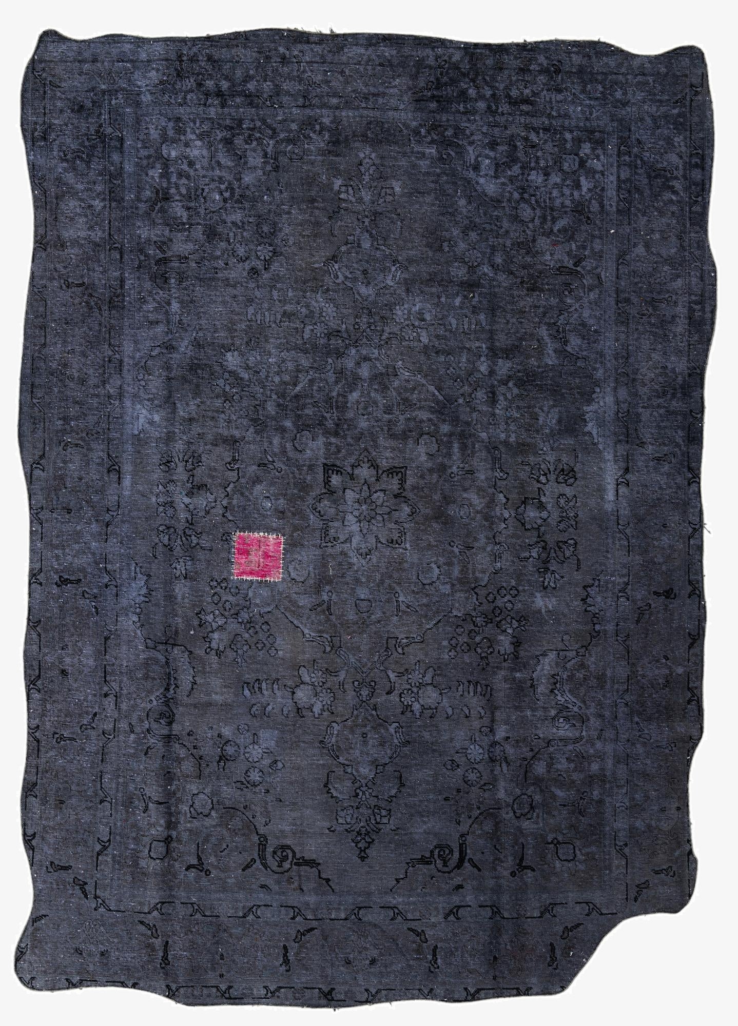  8' x 11' 5  Hand Knotted Ultra Vintage Persian Wool Rug