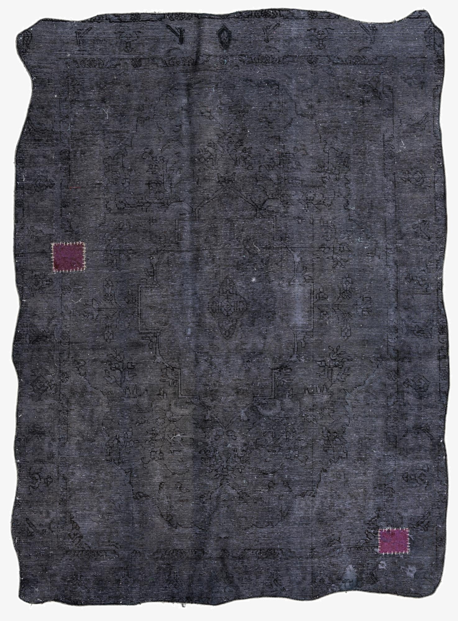  6' 5 x 8' 9  Hand Knotted Ultra Vintage Persian Wool Rug