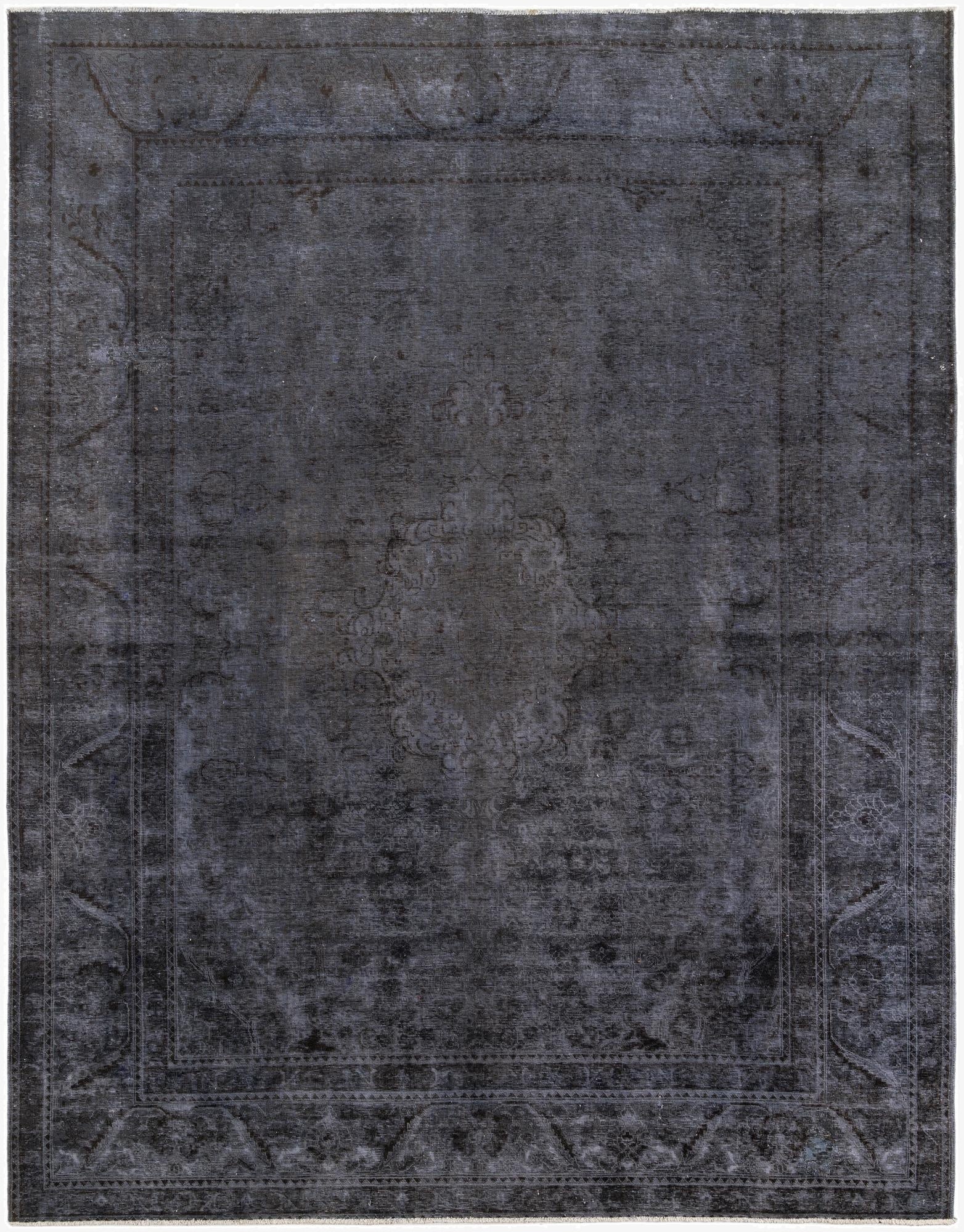  9' 6 x 12' 4  Hand Knotted Ultra Vintage Persian Wool Rug