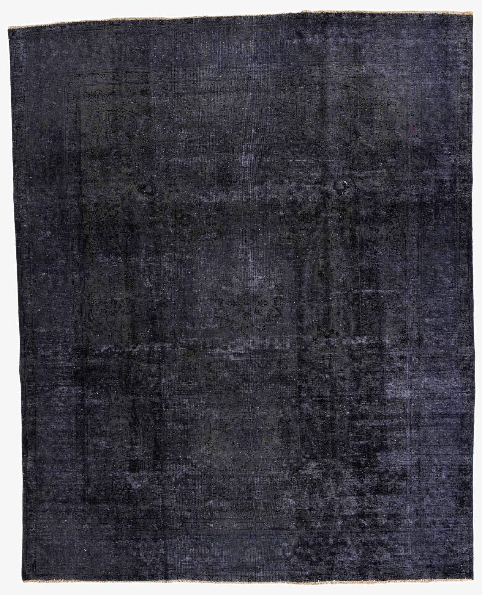  9' 11 x 12' 4  Hand Knotted Ultra Vintage Persian Wool Rug