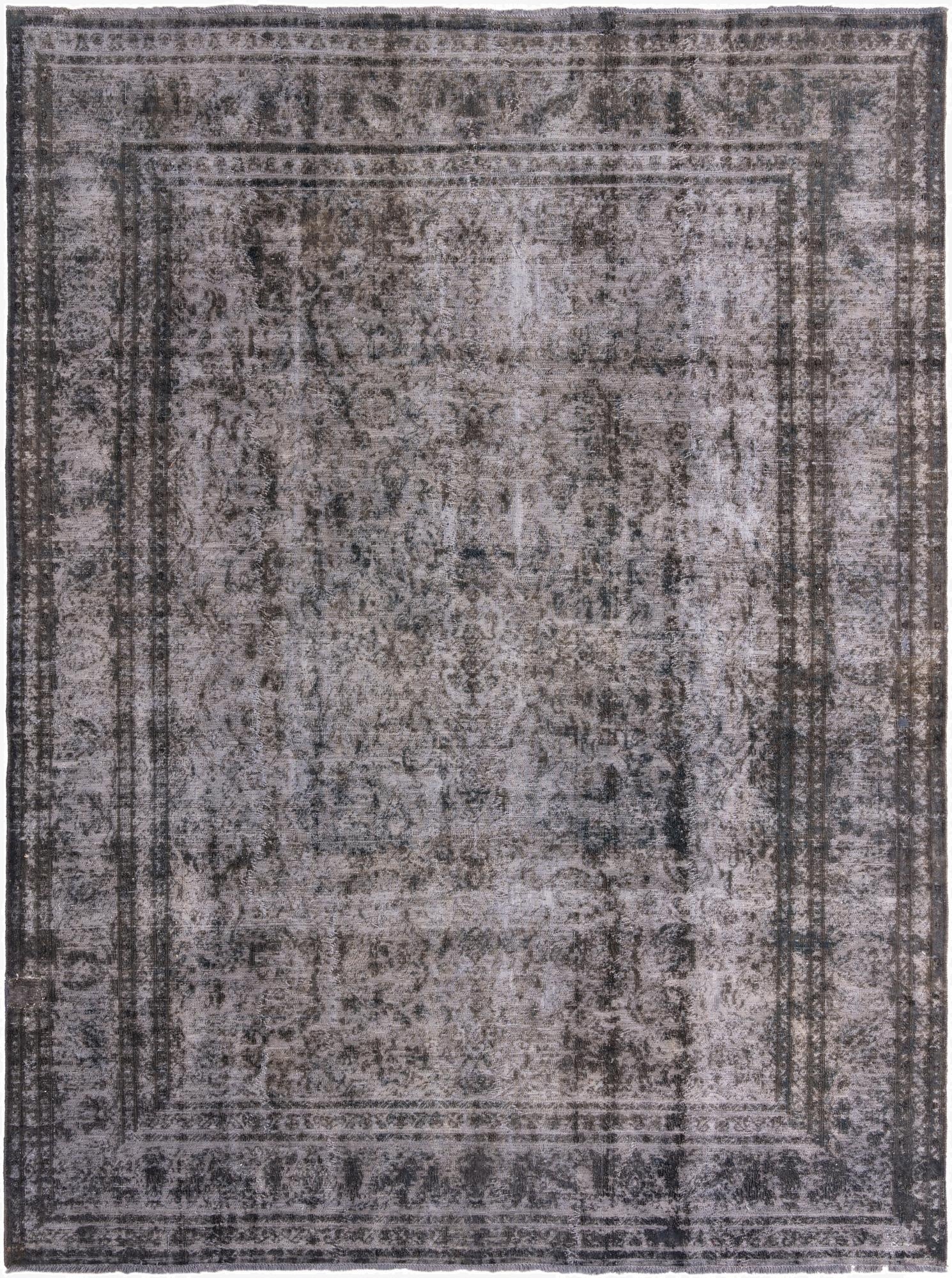  9' 6 x 12' 8  Hand Knotted Ultra Vintage Persian Wool Rug