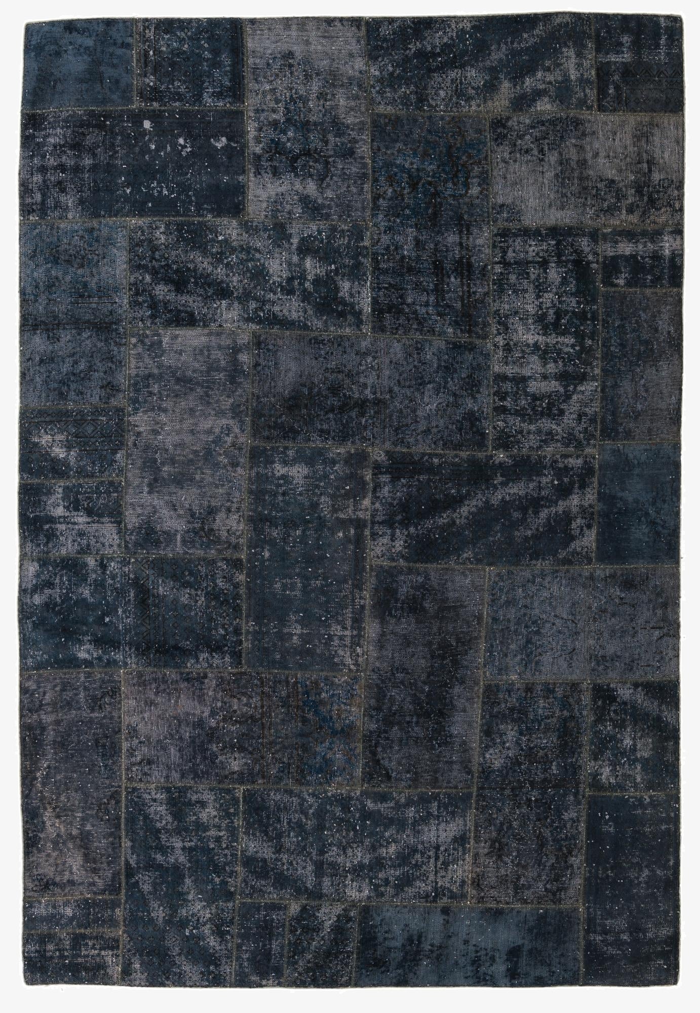  6' 9 x 10'  Hand Knotted Ultra Vintage Persian Wool Rug