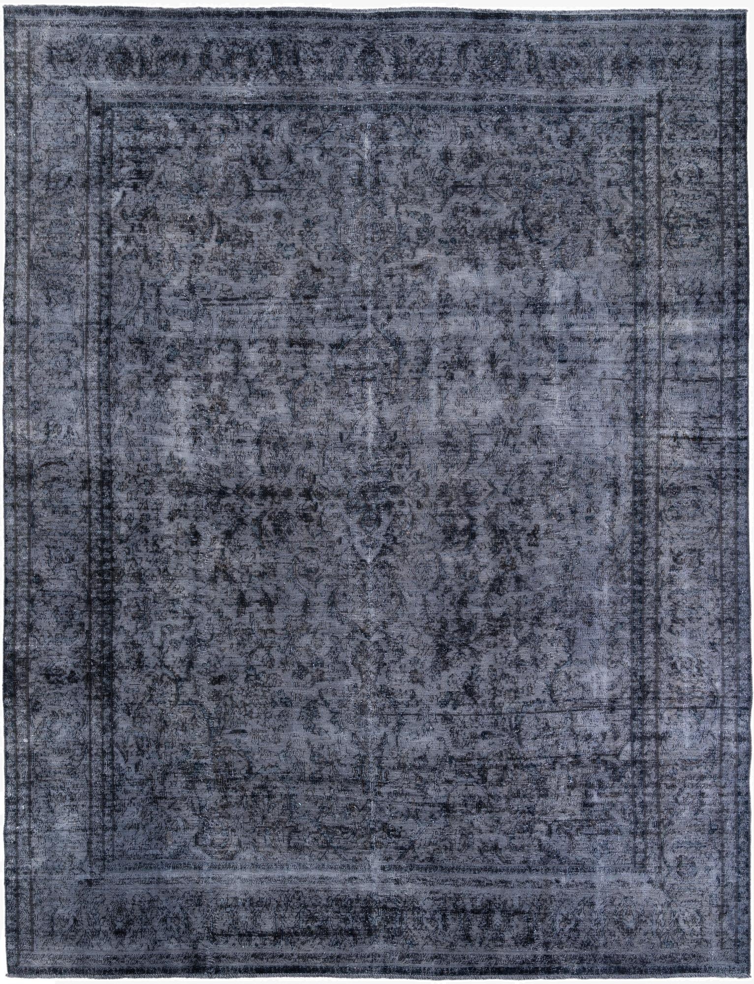  9' 6 x 12' 4  Hand Knotted Ultra Vintage Persian Wool Rug