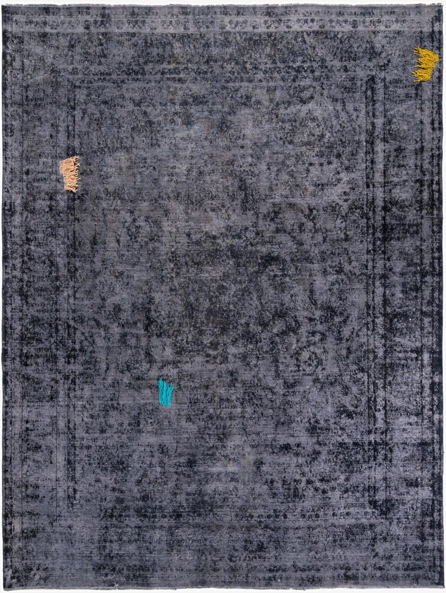  9' 9 x 12' 9  Hand Knotted Ultra Vintage Persian Wool Rug