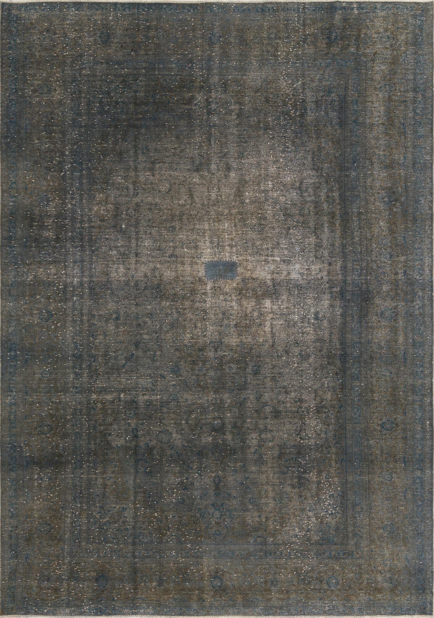  8' 10 x 12' 3  Hand Knotted Ultra Vintage Persian Wool Rug