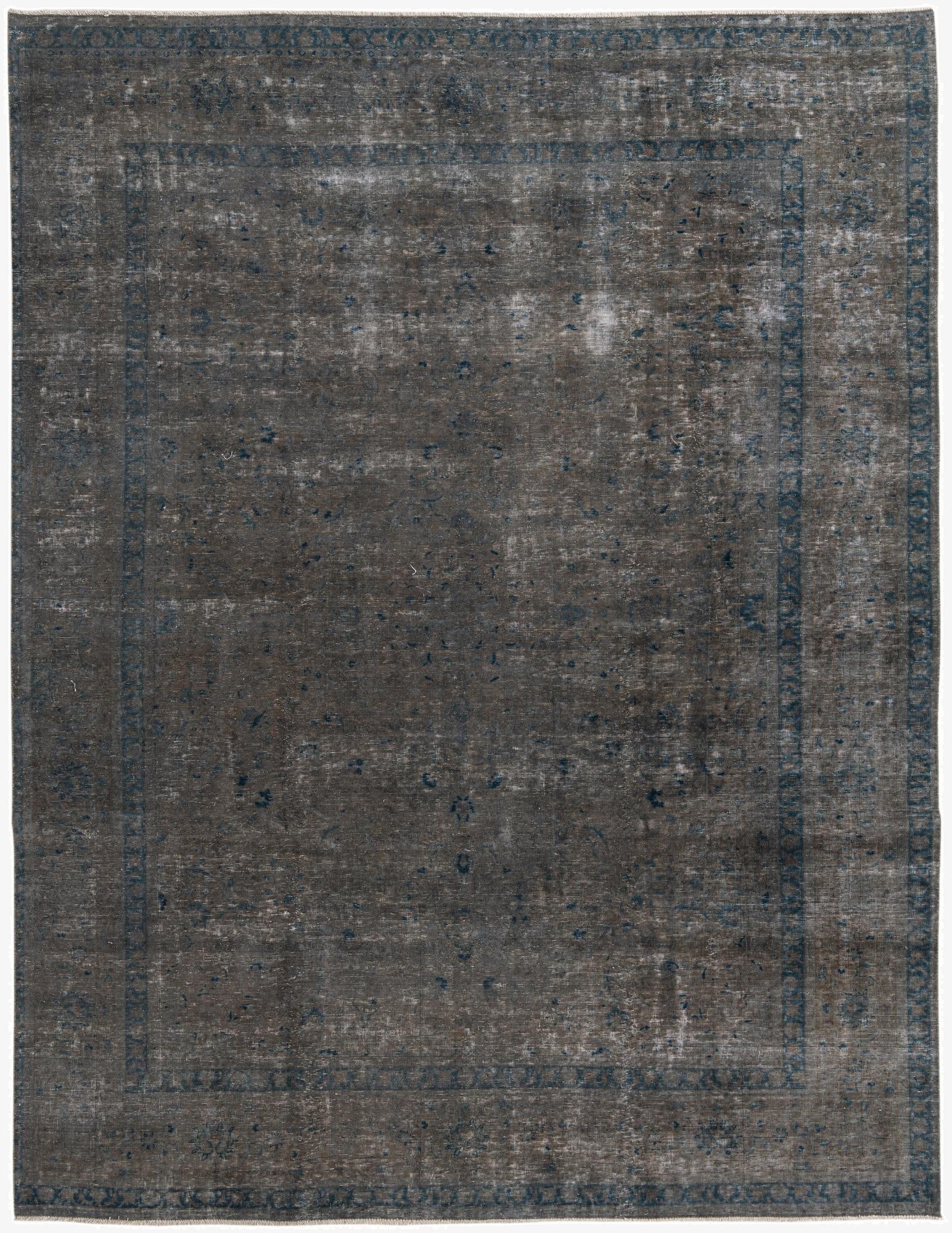  9' 4 x 12'  Hand Knotted Ultra Vintage Persian Wool Rug