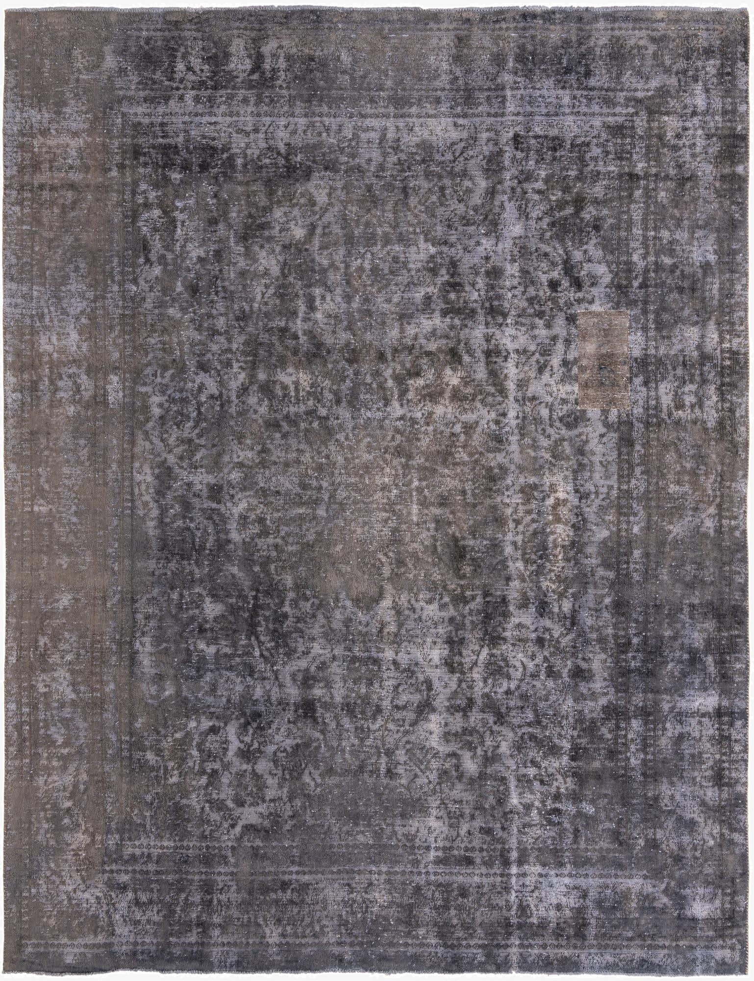  9' 4 x 12' 4  Hand Knotted Ultra Vintage Persian Wool Rug