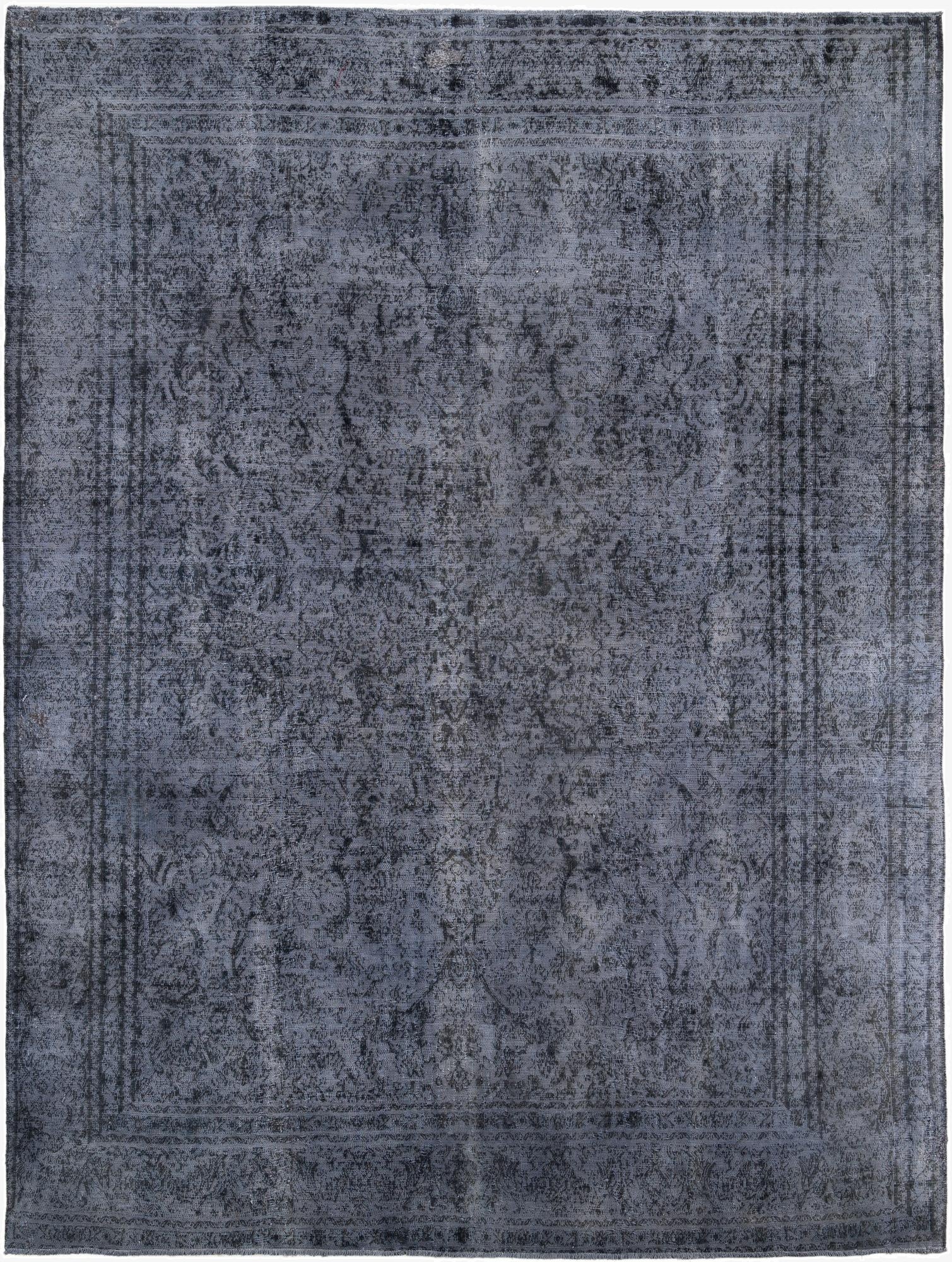  9' 1 x 12' 4  Hand Knotted Ultra Vintage Persian Wool Rug