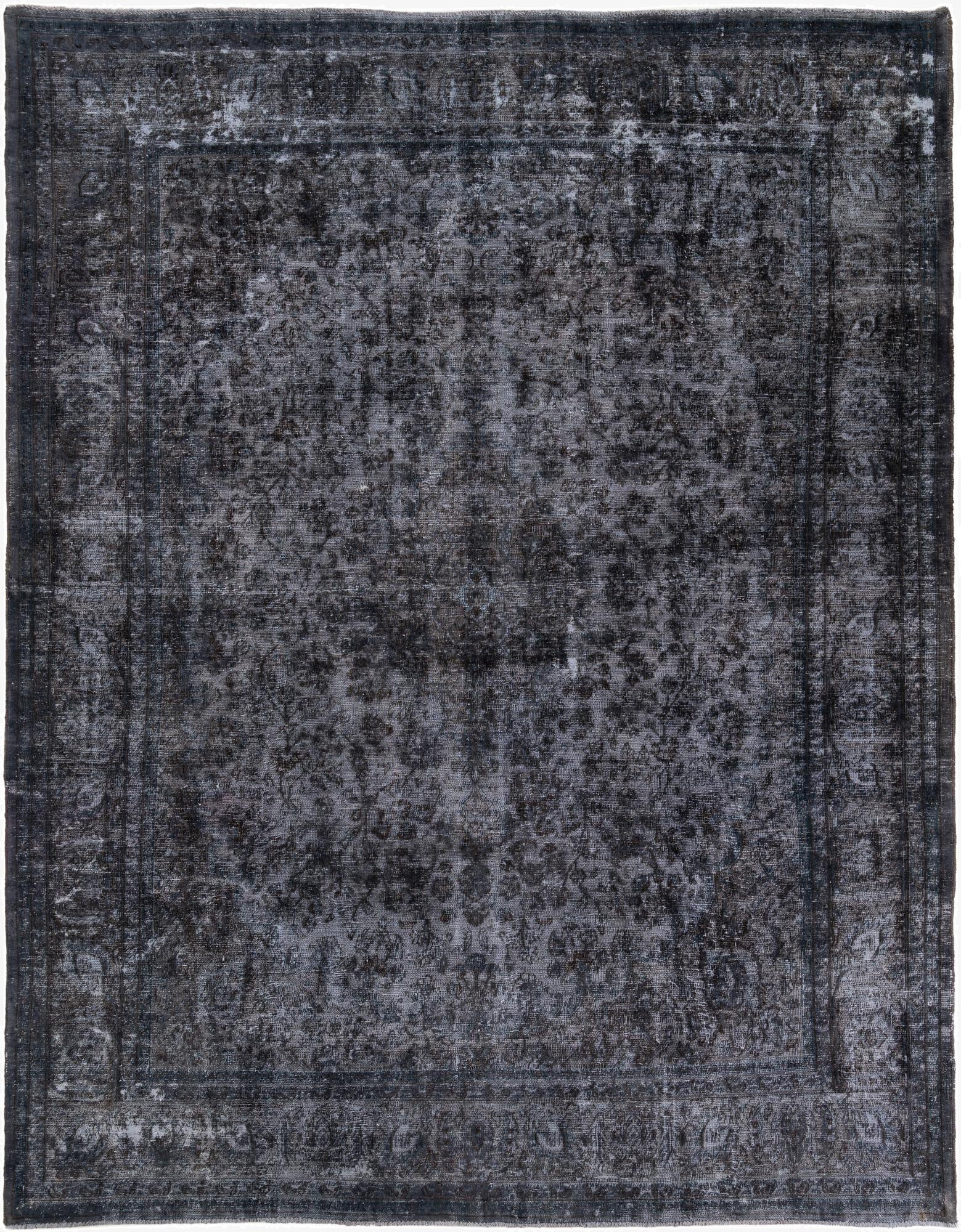  9' 6 x 12' 4  Hand Knotted Ultra Vintage Persian Wool Rug