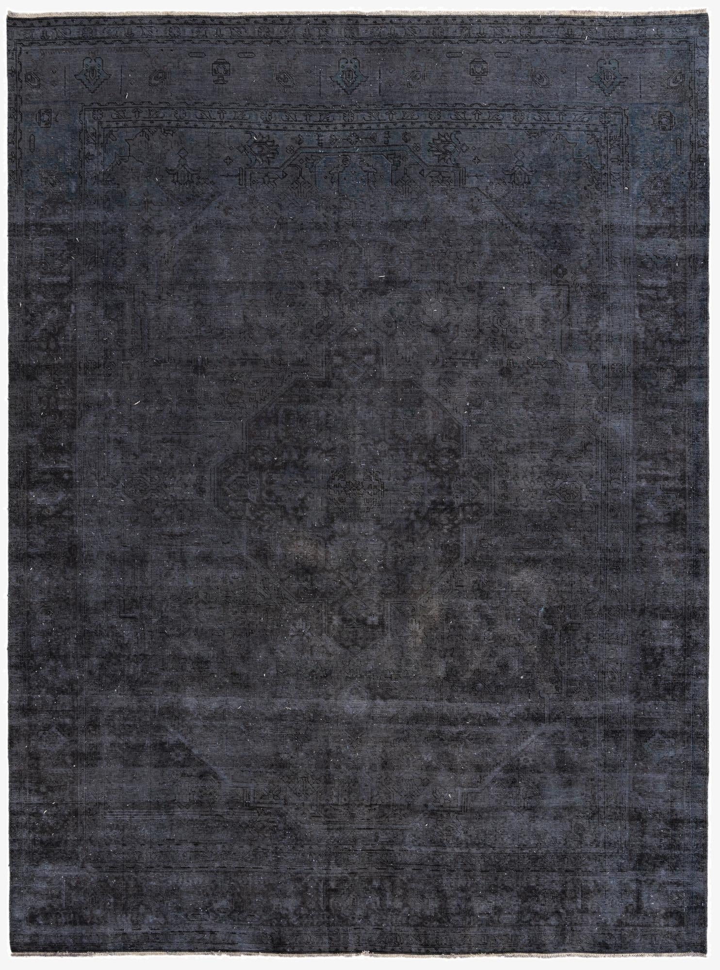  9' 4 x 12' 7  Hand Knotted Ultra Vintage Persian Wool Rug