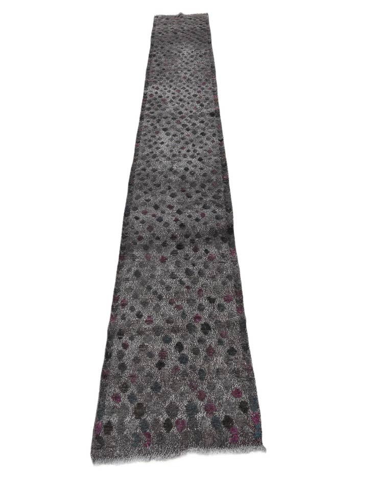 Detail image of  2' 7 x 12' 4  Hand Knotted Darya Wool Runner Rug