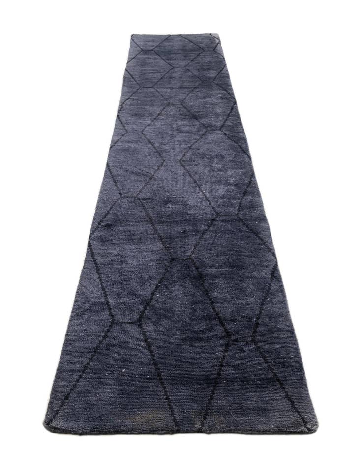 Detail image of  2' 6 x 14' 1  Hand Knotted Moroccan Wool Runner Rug